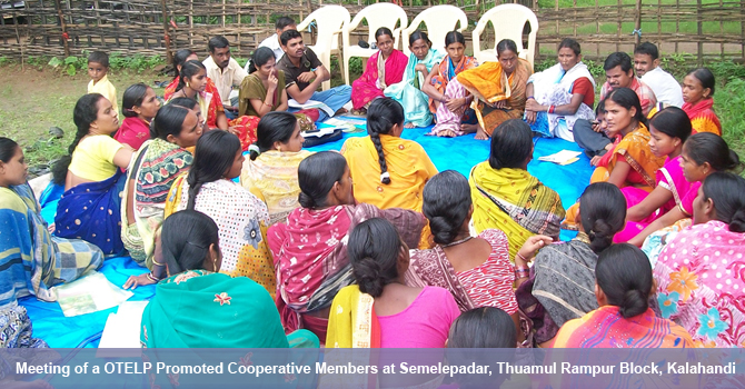 Monitoring and Evaluation of the programme with the SHG members.